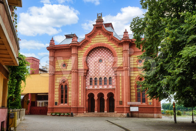Old Synagogue building in Uzhgorod, west Ukraine Stock Photo