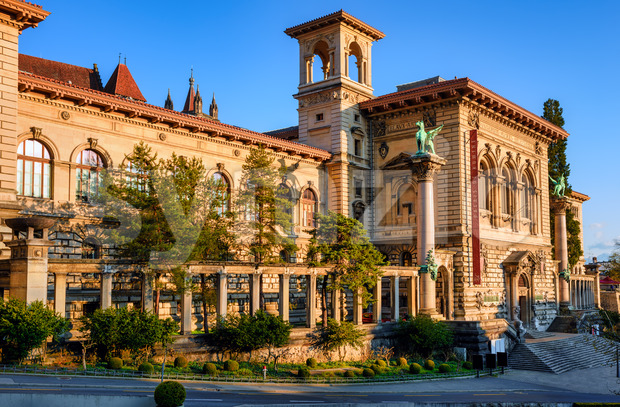 Palais de Rumine palace in Lausanne city, Switzerland Stock Photo