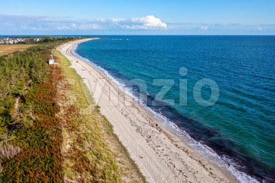 De Kerler beach on atlantic coast of Brittany, France Stock Photo