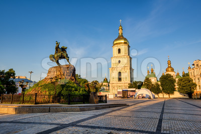 Sophia square in Kyiv city, Ukraine Stock Photo