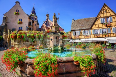 Eguisheim, France Stock Photo