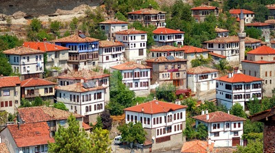 Historical ottoman houses, Safranbolu, Turkey Stock Photo