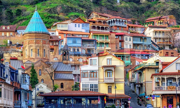 The Old Town of Tbilisi, Georgia Stock Photo