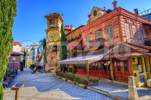 Old town of Tbilisi, Georgia Stock Photo