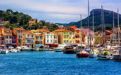 Cassis resort town, Provence, France Stock Photo