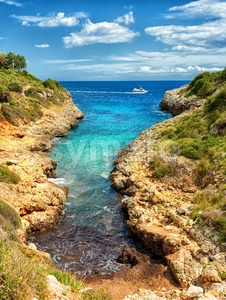 Cala Manacor, Porto Cristo, Mallorca island, Spain Stock Photo